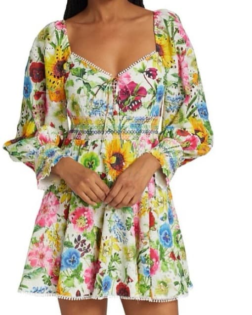 Alice + Olivia Crawford Mini Dress - Image 2