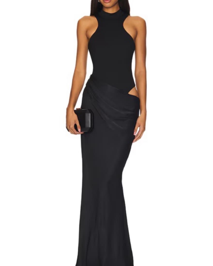 Black Maxi Dress - Image 1
