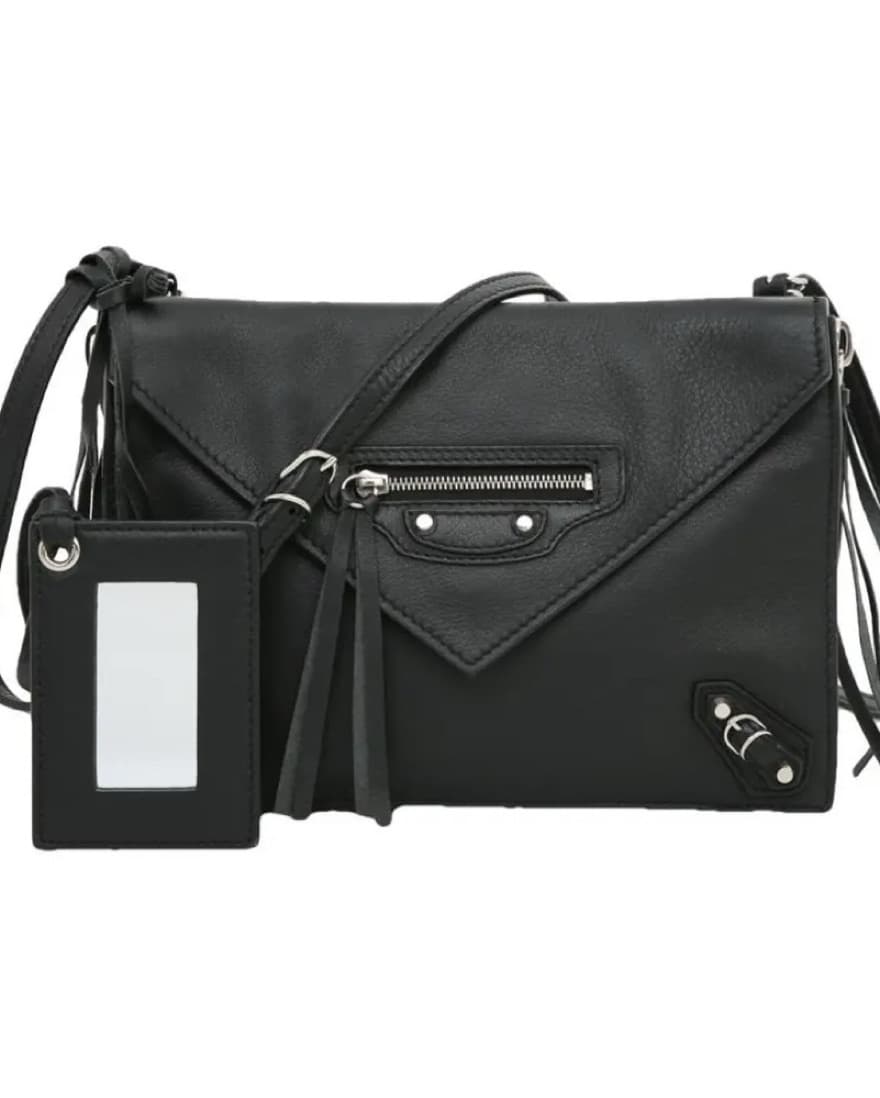Balenciaga Black Leather Crossbody - Image 1