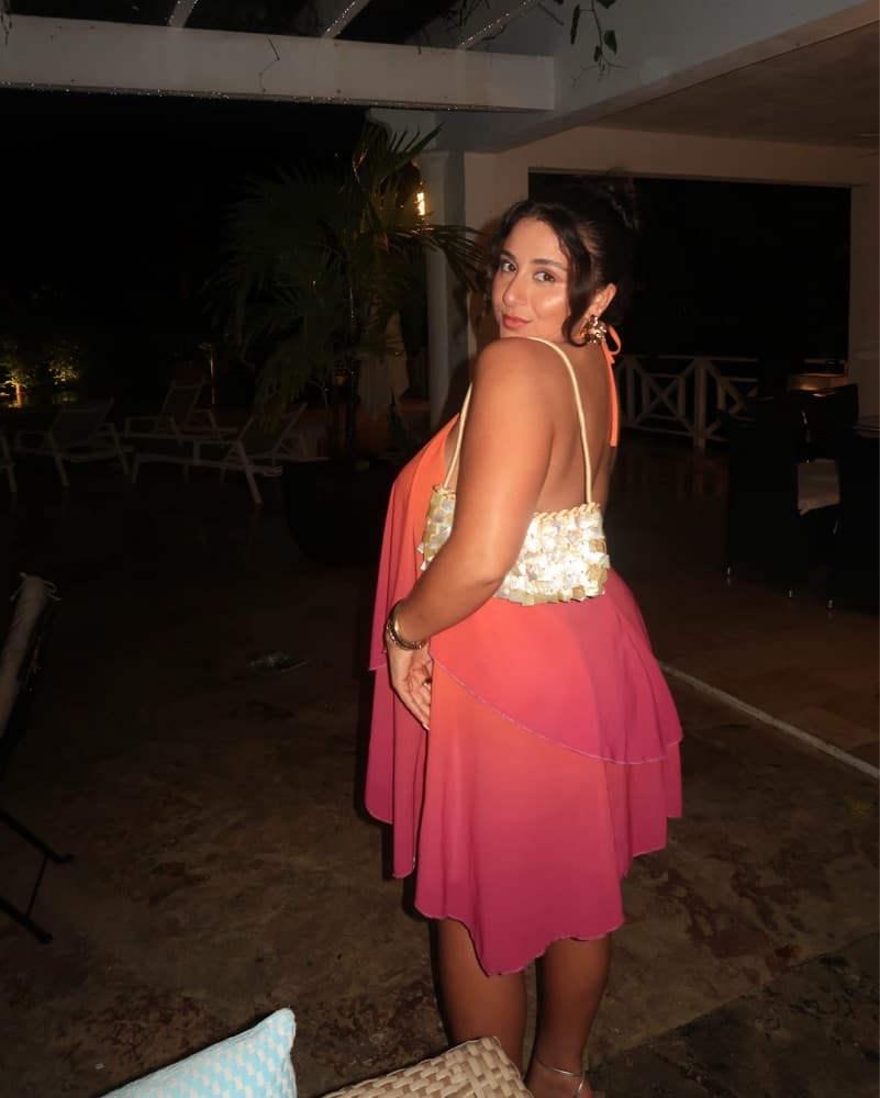 Pepper Mayo Twin Flame Mini Dress - Image 3