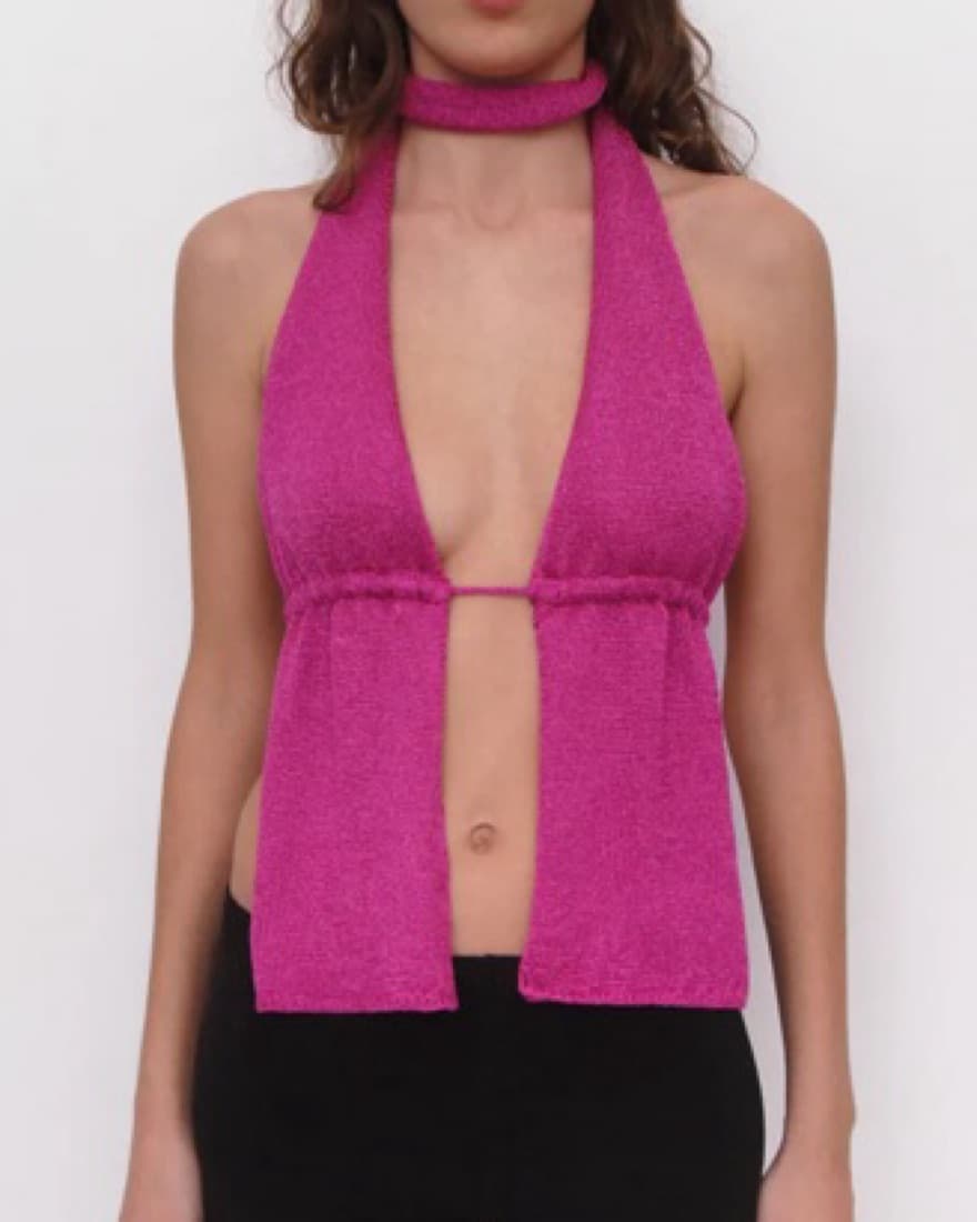 Gimaguas Brillo Top Fuscia - Image 2