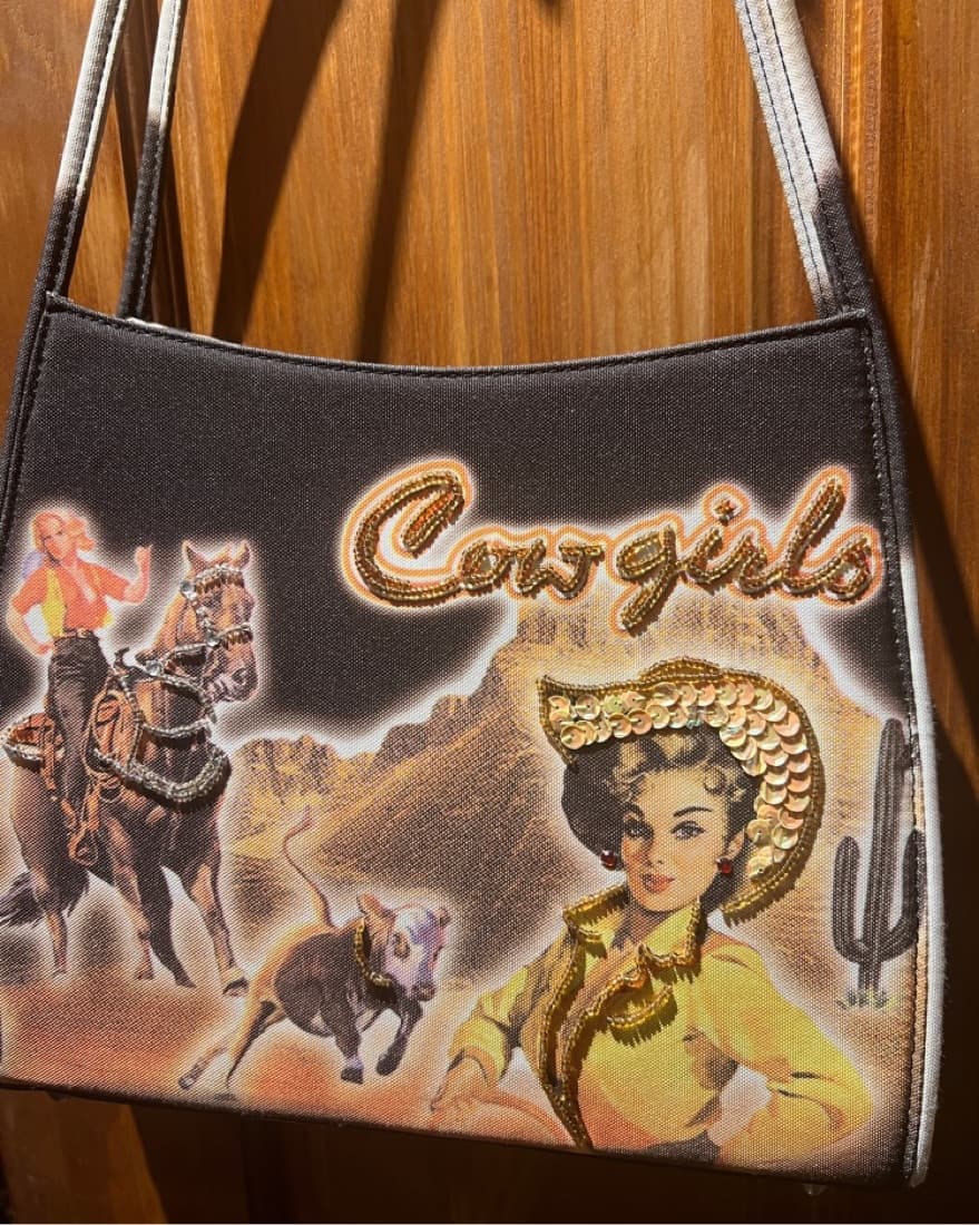 Vintage Cowgirls Shoulder Bag - Image 1