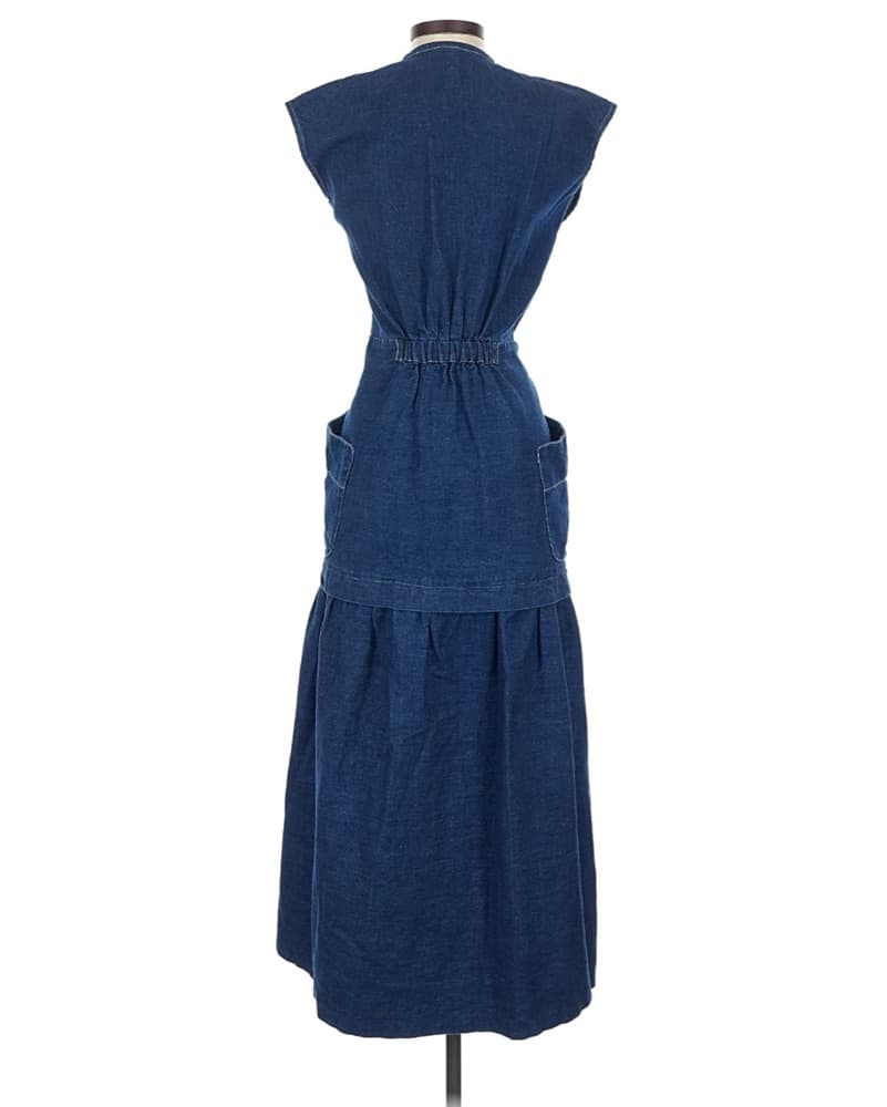 Denim Wrap dress - Image 3
