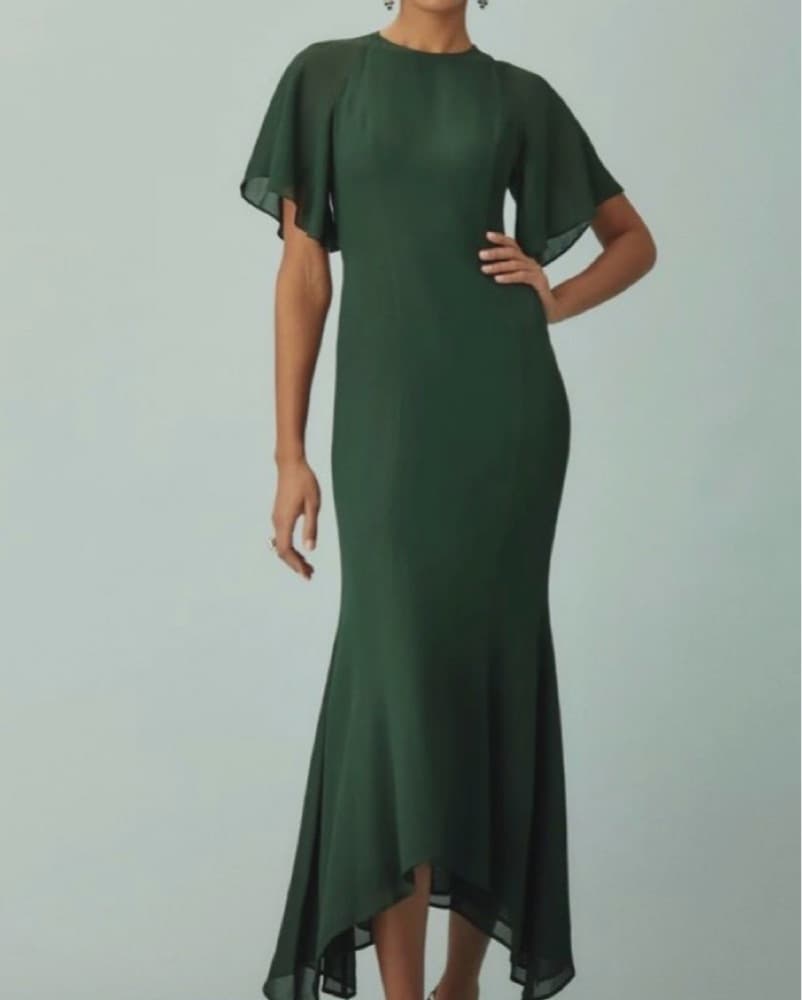 Green Reformation Dress - Image 1