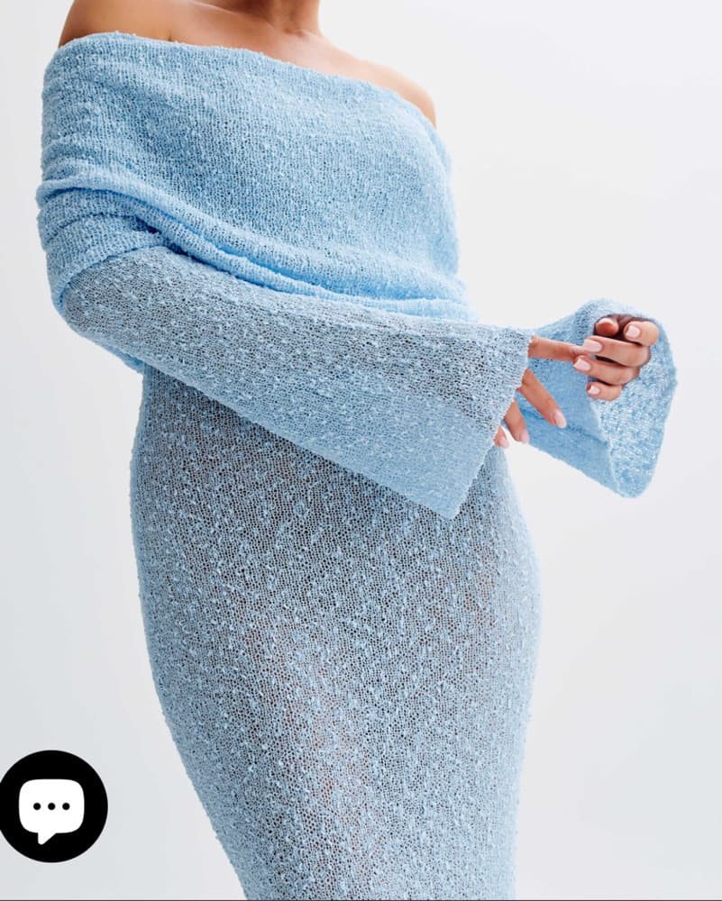 Meshki Marisol Off Shoulder Knit Dress  - Image 5
