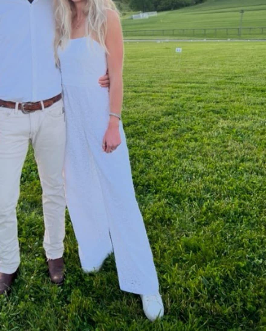 White Jumpsuit Lilly Pulitzer Nila - Image 3