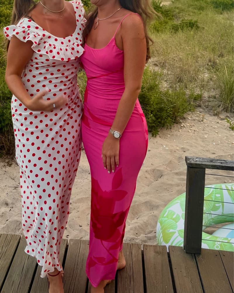 Pink Floral Backless Dress - Knox Dress - Image 2