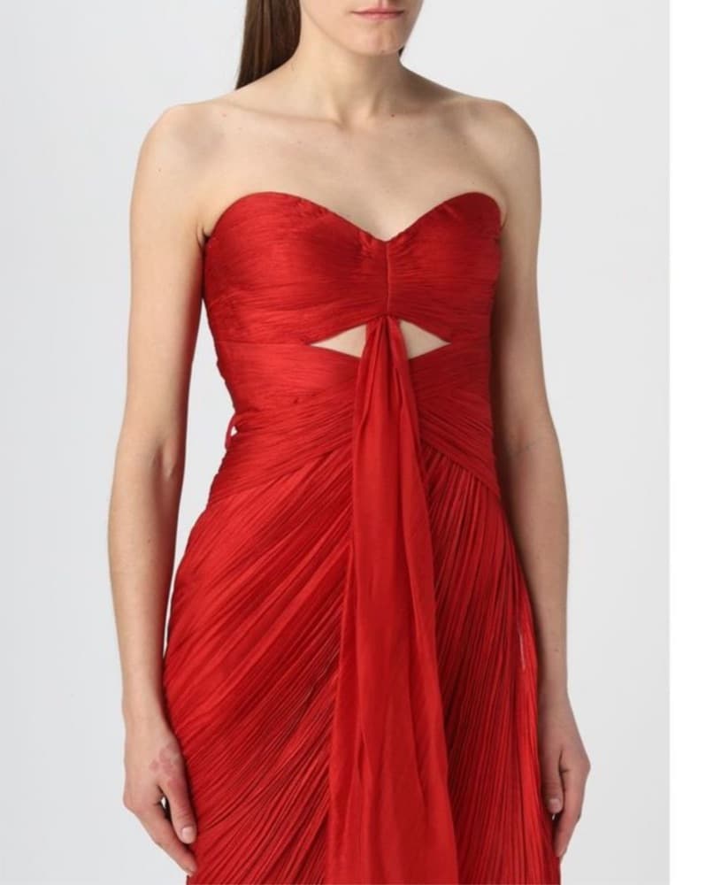 Maria Lucia Hohan Red Gown - Image 6