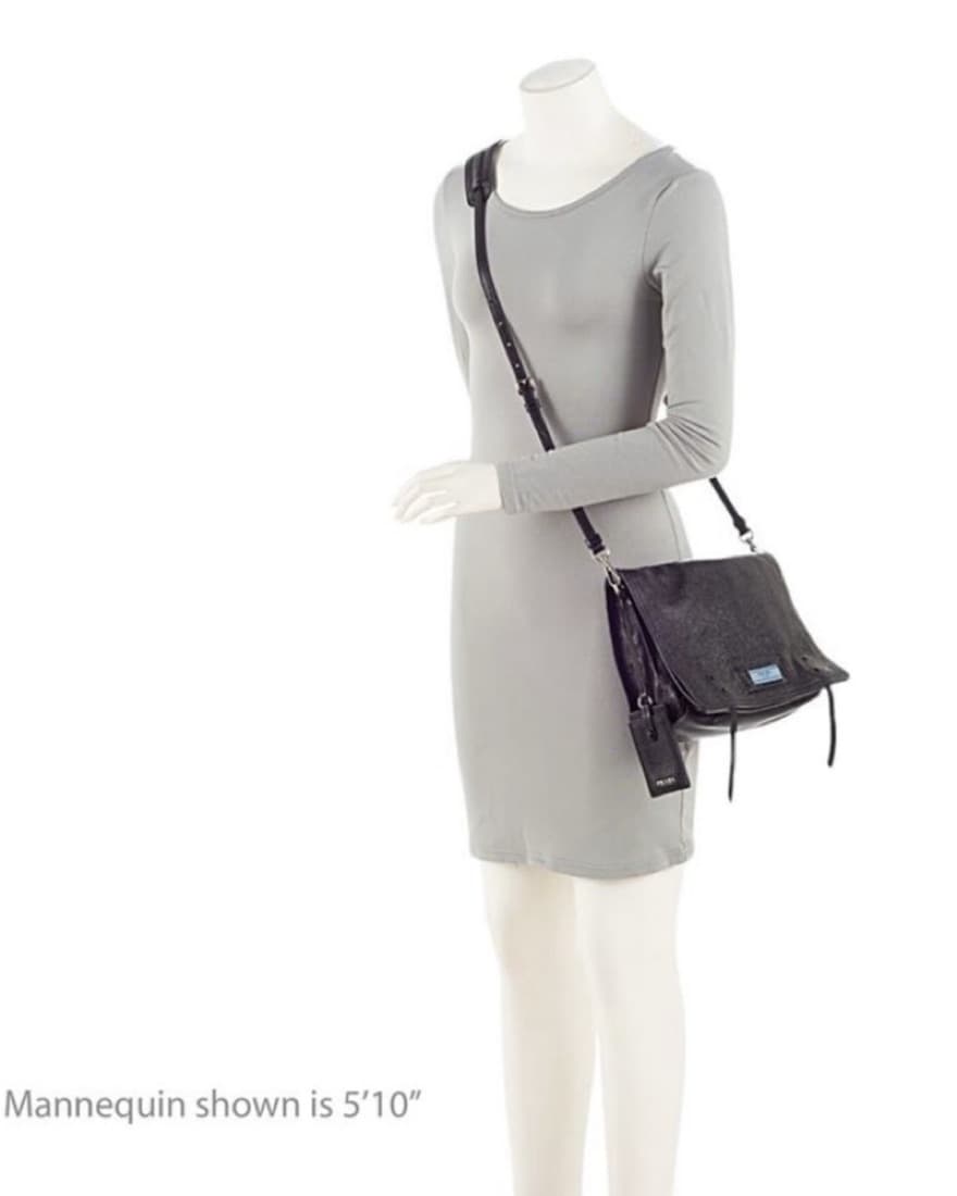 Prada Black Leather Etiquette Bag - Image 4