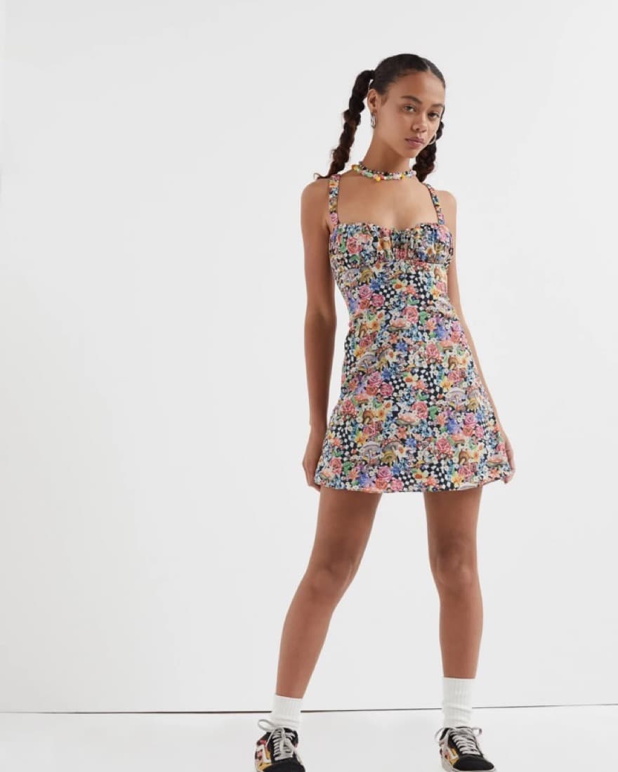 For Love & Lemons June Mini Dress - Image 2