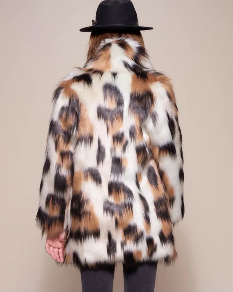 Stylish Faux Fur Coat - Image 1