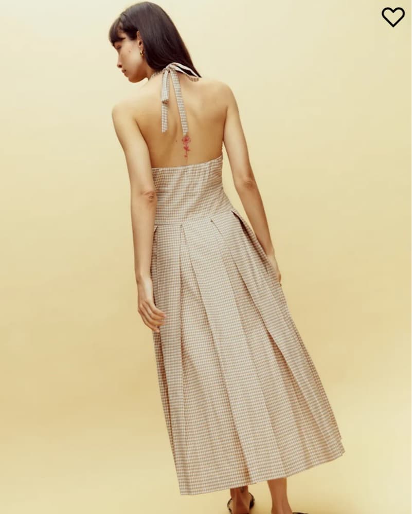 Reformation Gingham Beaux Dress - Image 3