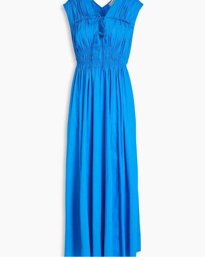 Diane Von Furstenburg Blue Maxi Dress - Image 2