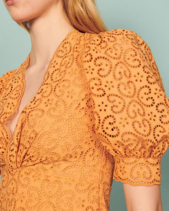 Sandro Kendal Broderie Anglaise Dress - Image 2