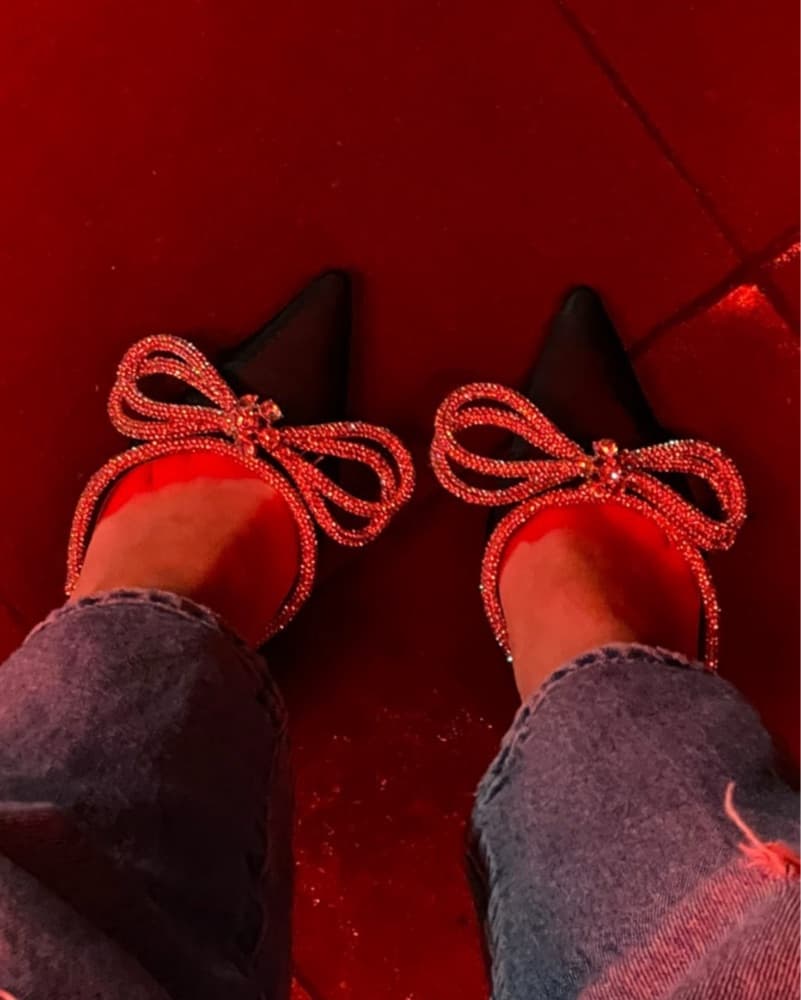 Dimante Bow Heels - Image 1