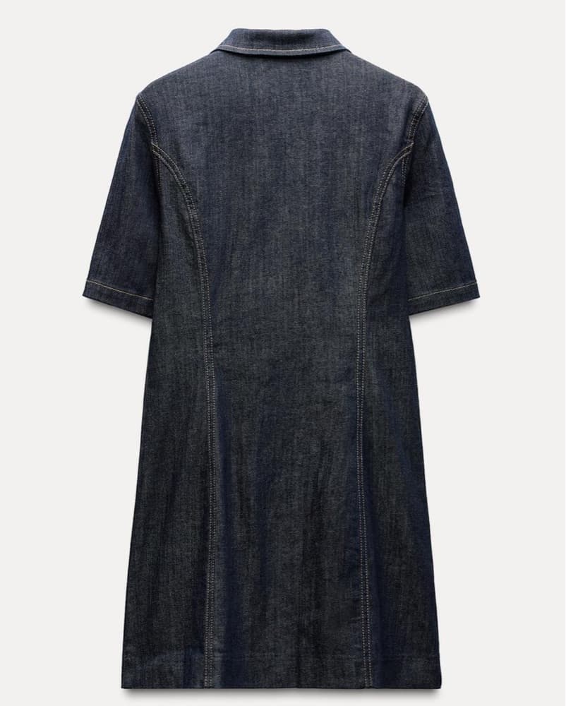 SHORT DENIM DRESS - Image 3