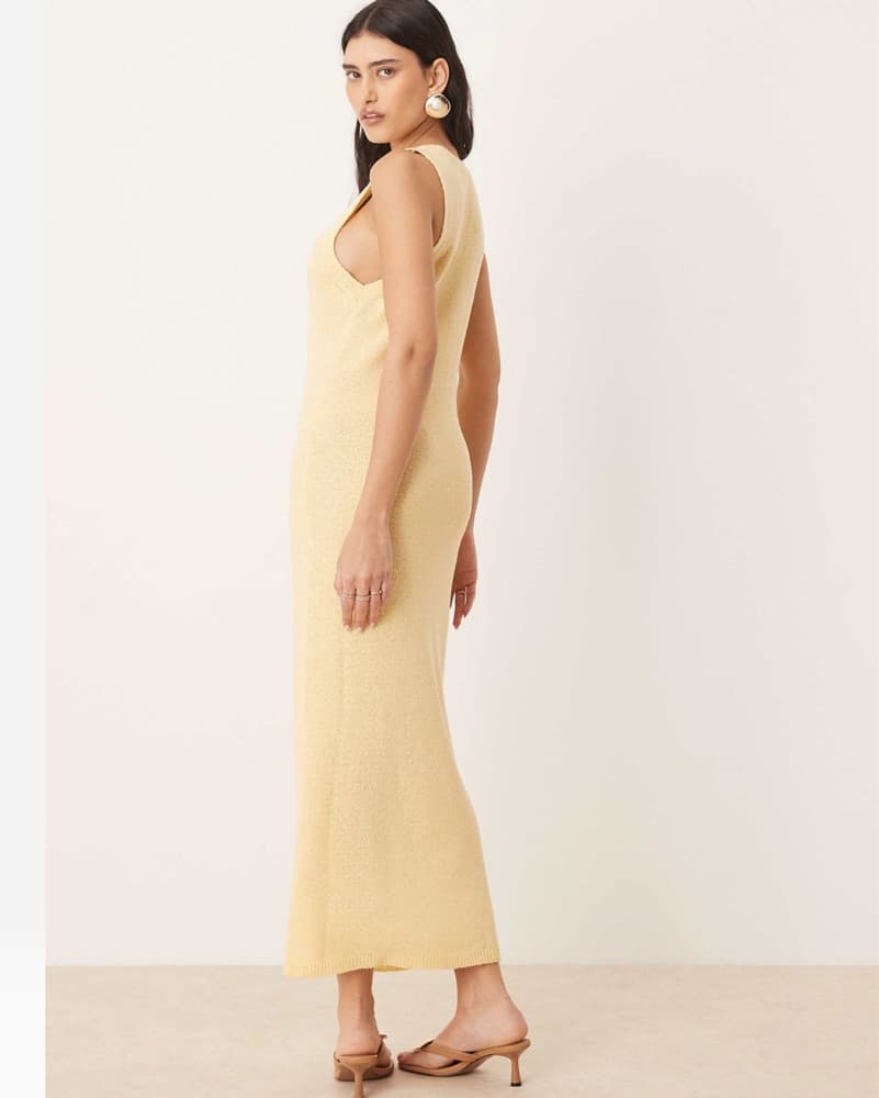 Butter Yellow Maxi Dress - Image 4