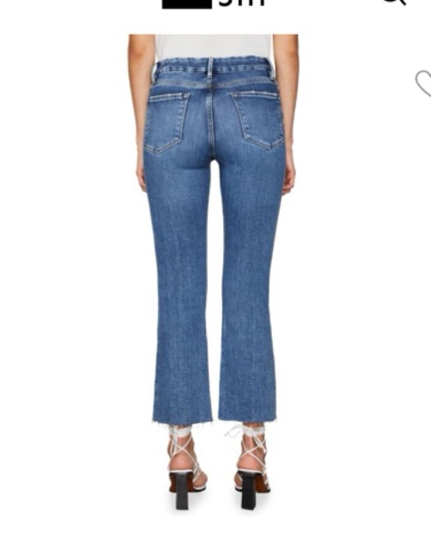 Frame High Waisted Blue Jeans - Image 2