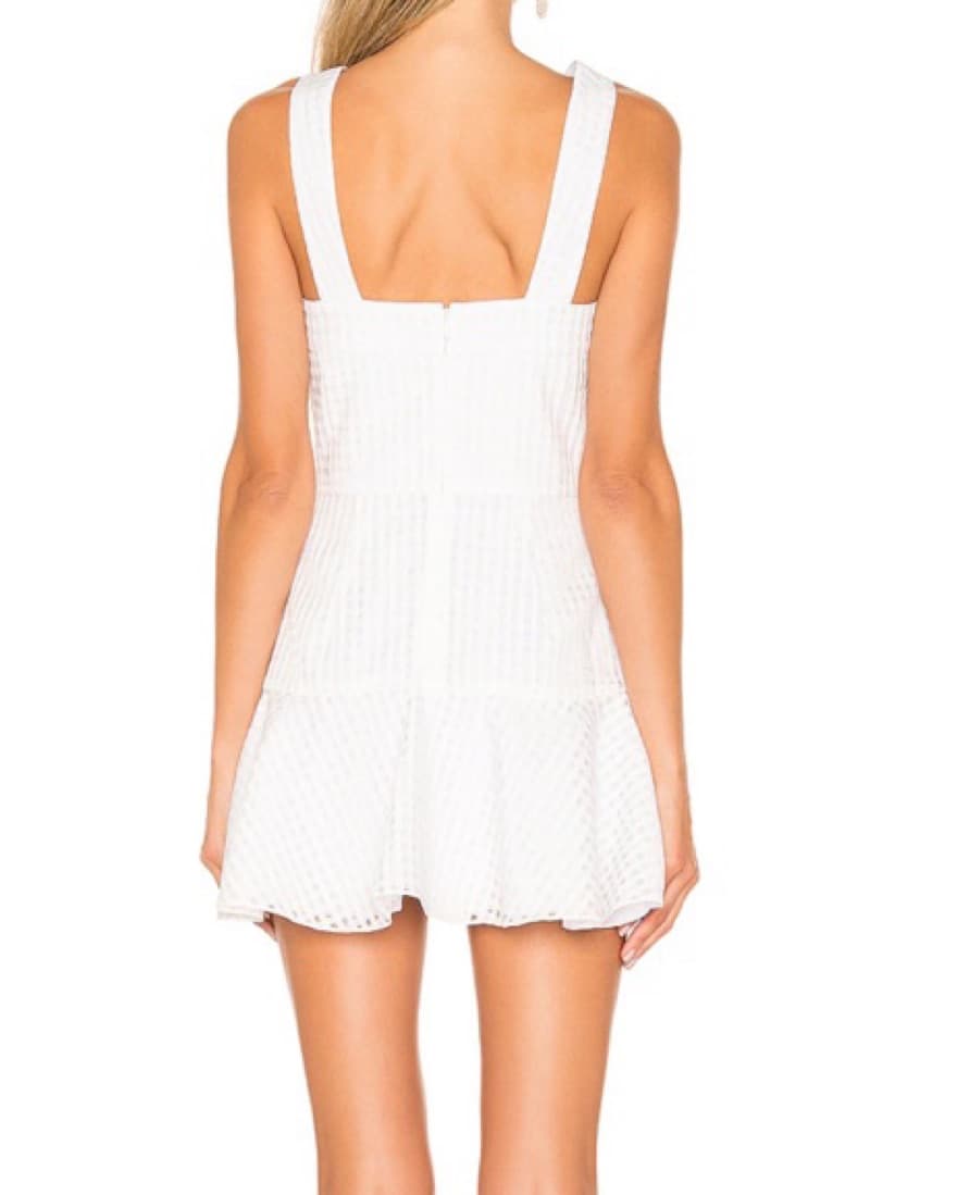 Revolve Amanda Uprichard Dress White  - Image 3