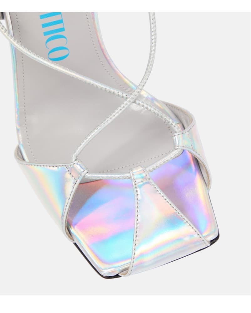 Holographic Lace-Up Heels - Image 6