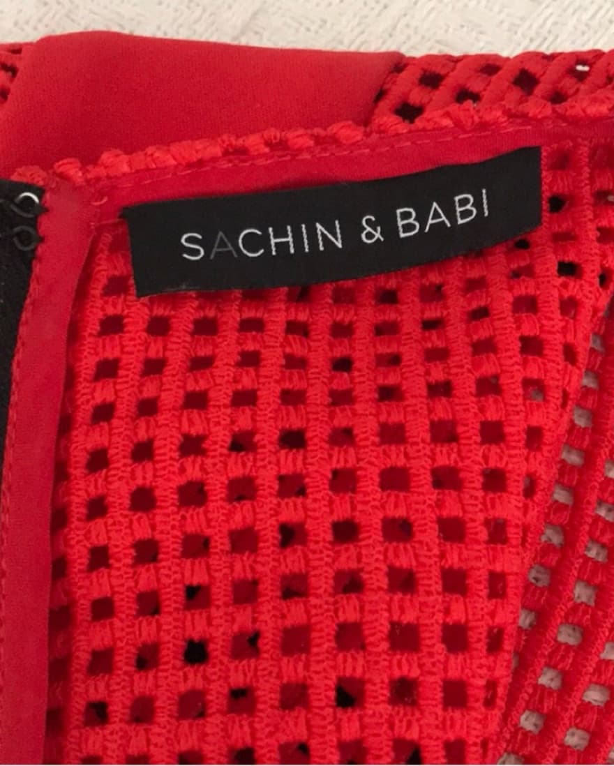Sachin & Babi Red Skirt/Top - Image 4