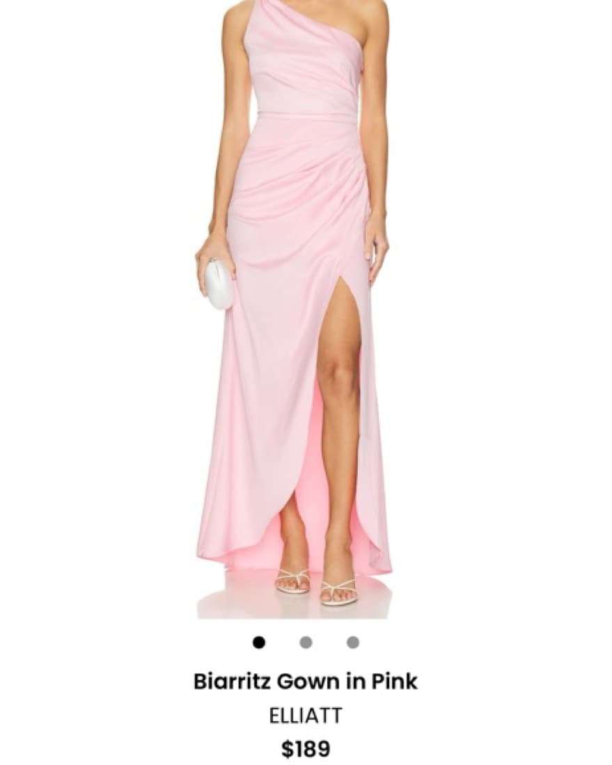 Elegant One-Shoulder Biarritz Gown - Image 2