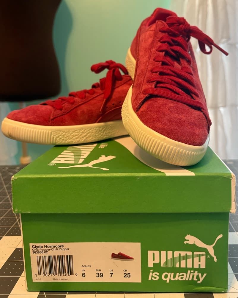Puma Clyde Normcore Chili Pepper Sneaker - Image 1