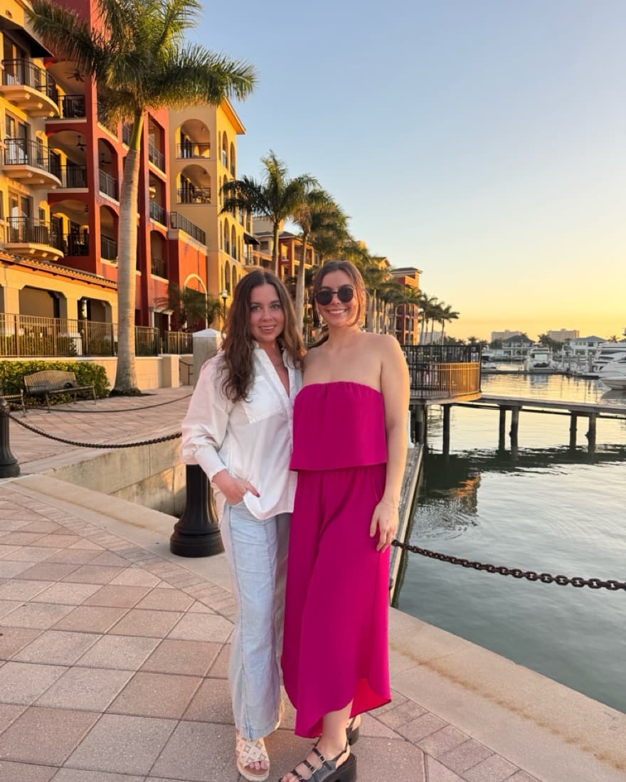 Pink Strapless Jumpsuit - Image 3
