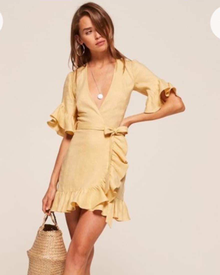 Reformation Kelsey Wrap Dress - Image 1
