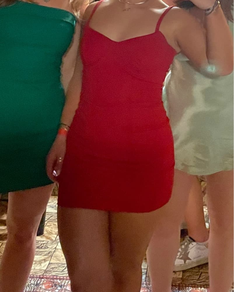 Red Saint Genies Dress - Image 1