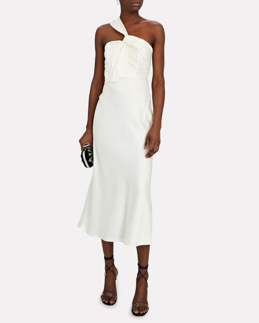 Significant Other Macy Midi Silk Dress - Image 1