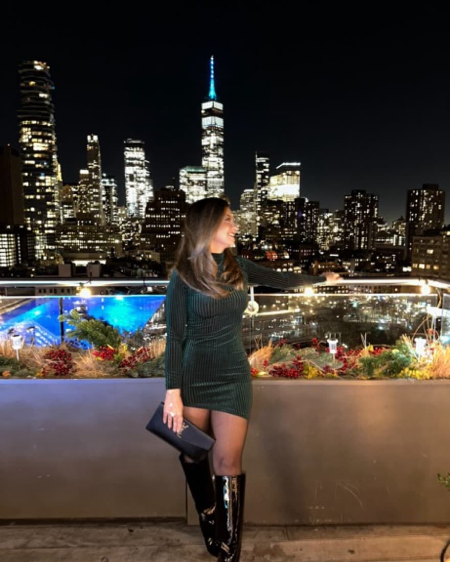 Partially Sheer Green Dress  - Image 5