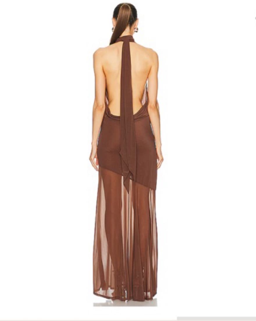LPA Estelle Maxi Dress Brown  - Image 3
