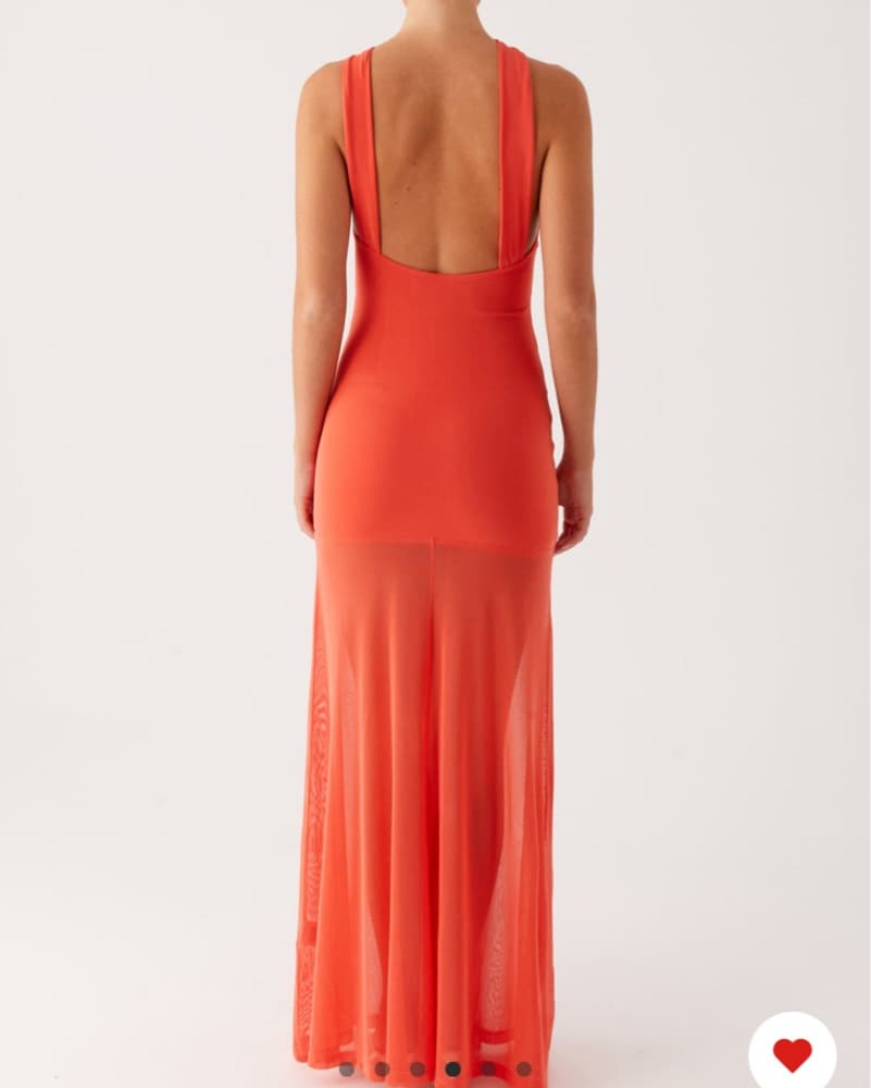 Peppermayo Kavala Maxi Dress Coral  - Image 2