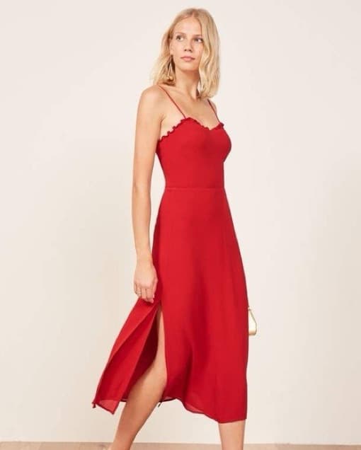 Red Reformation Dress - Image 1