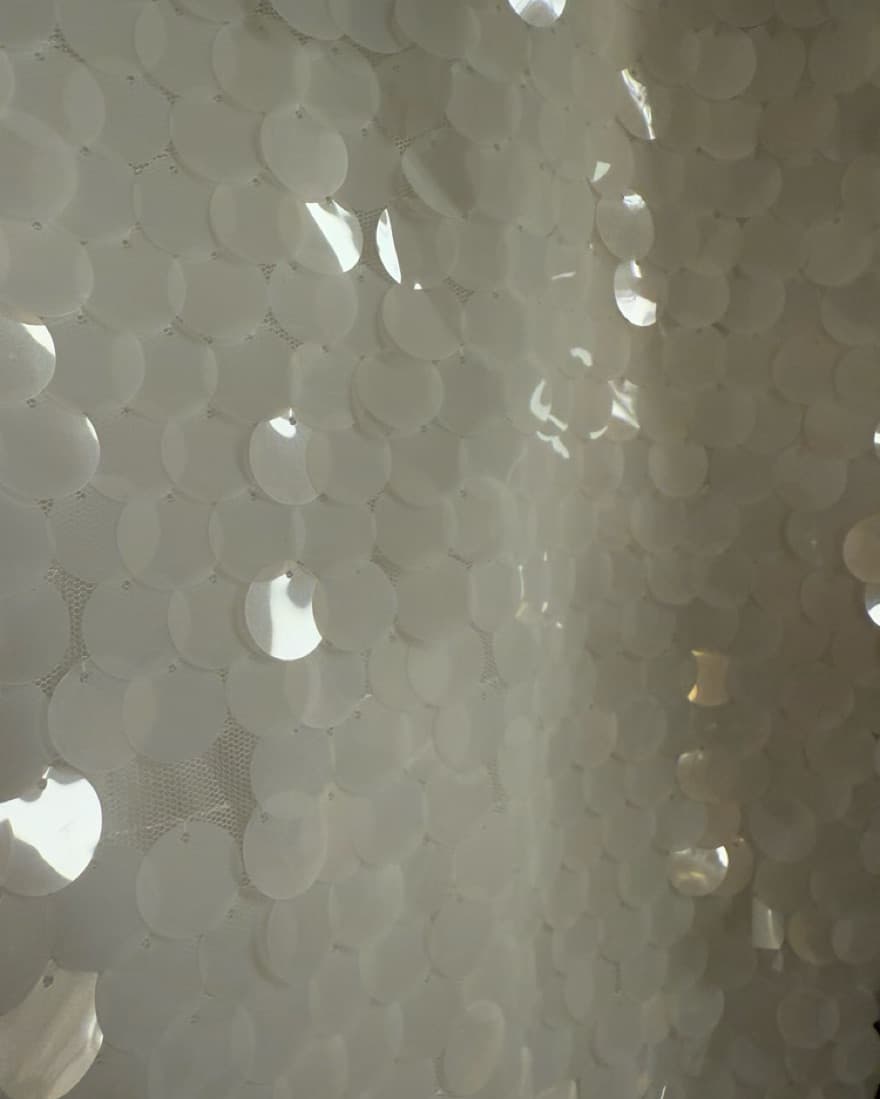 White Sequin Dress - Image 4
