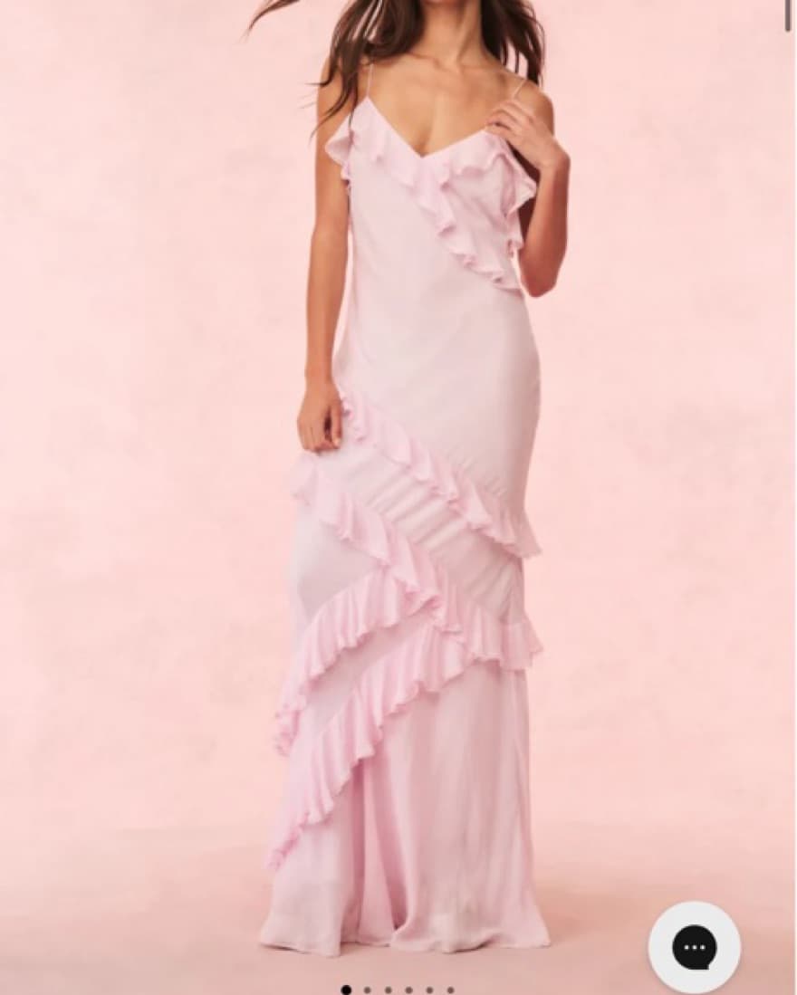 LoveShackFancy Rialto Pastel Maxi Dress - Image 1