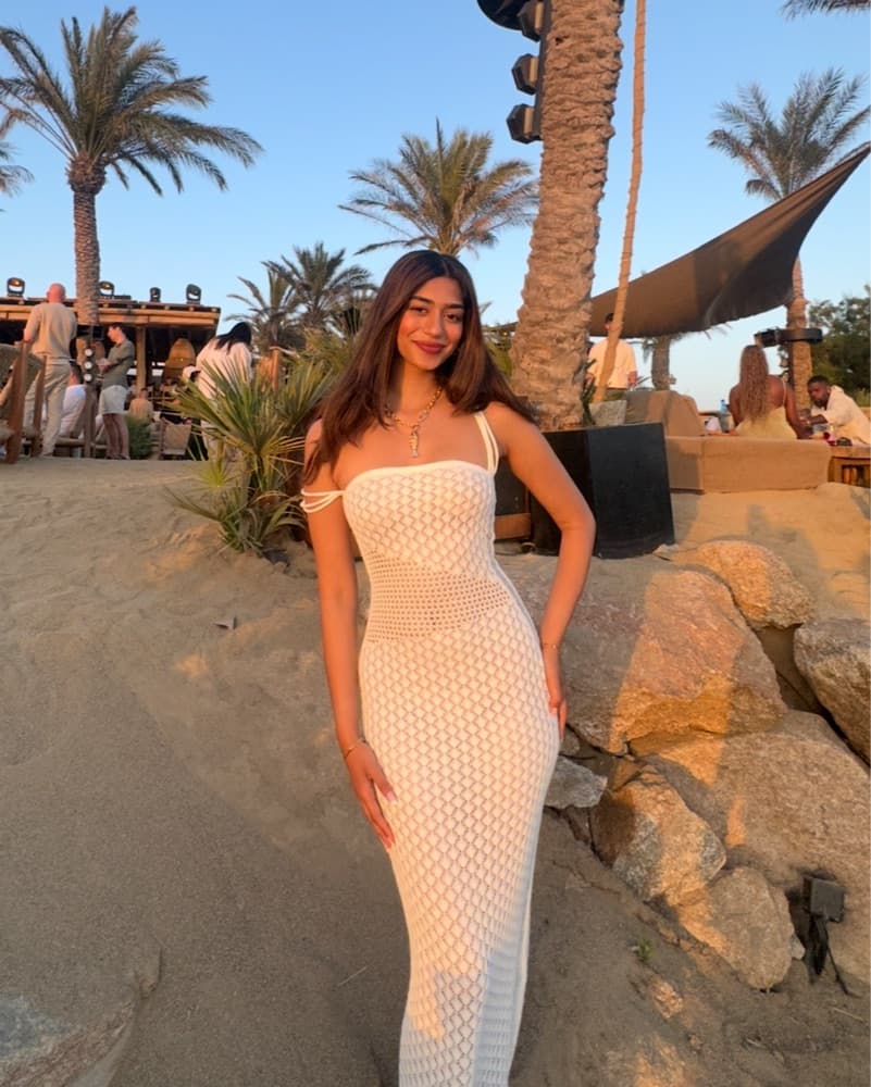 i.am.gia white crochet maxi dress - Image 2
