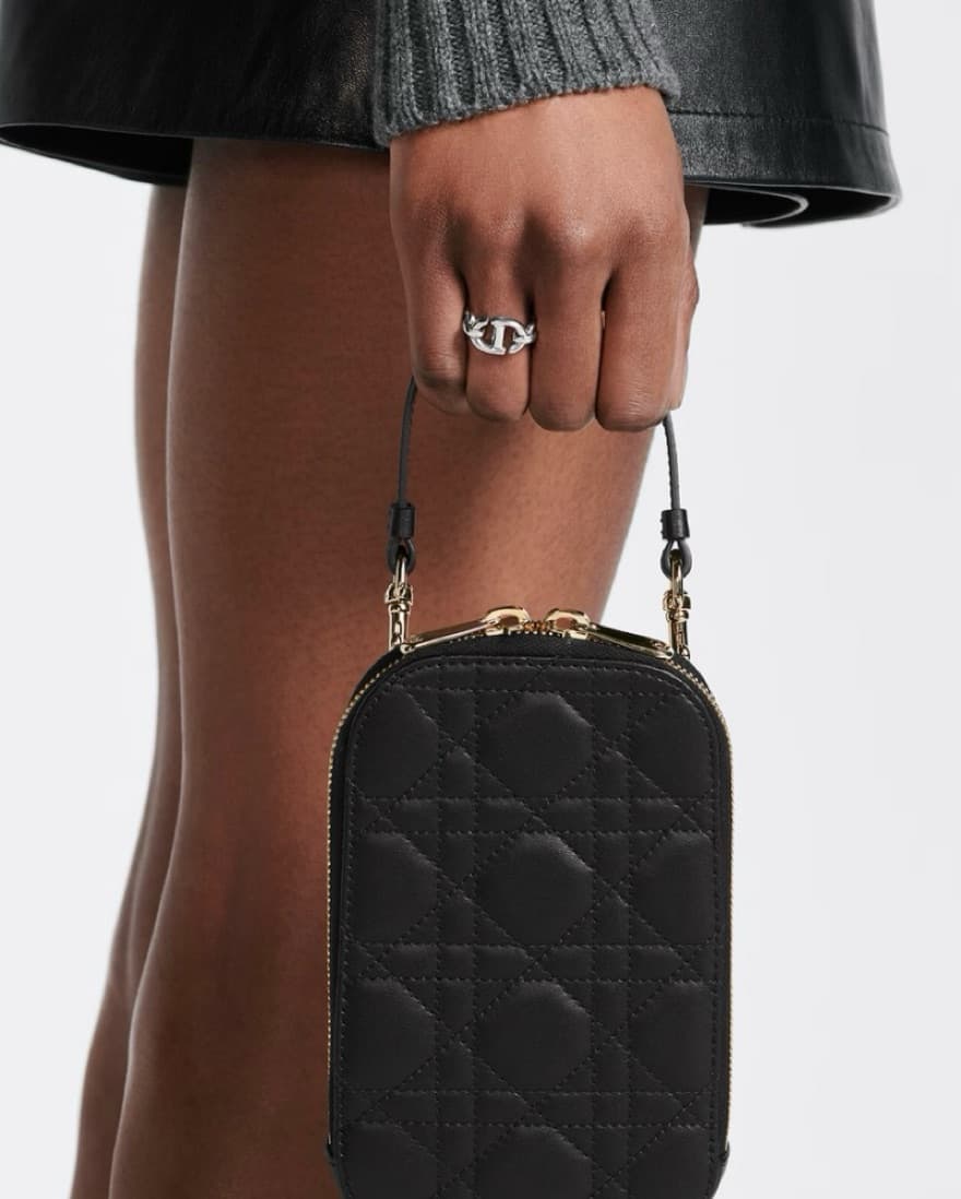 Lady Dior Phone holder crossbody - Image 2
