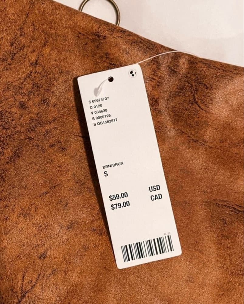 UO Faux Leather Micro Mini (NWT) - Image 6