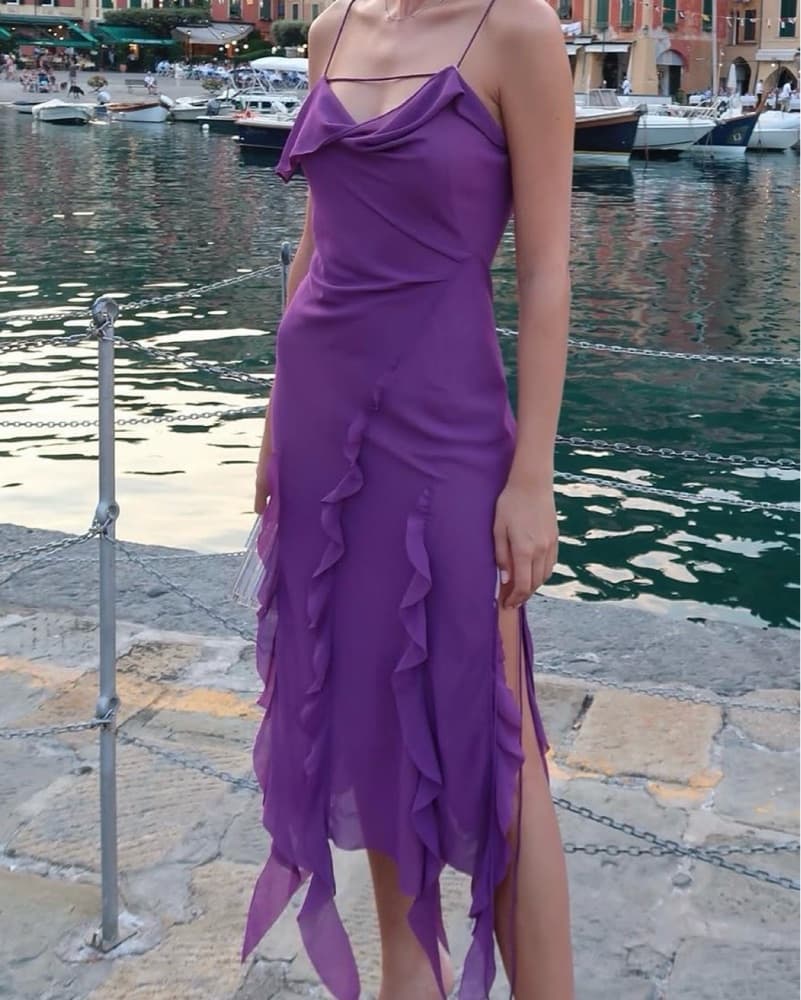 Acne Studios Ruffle Maxi Dress - Image 5