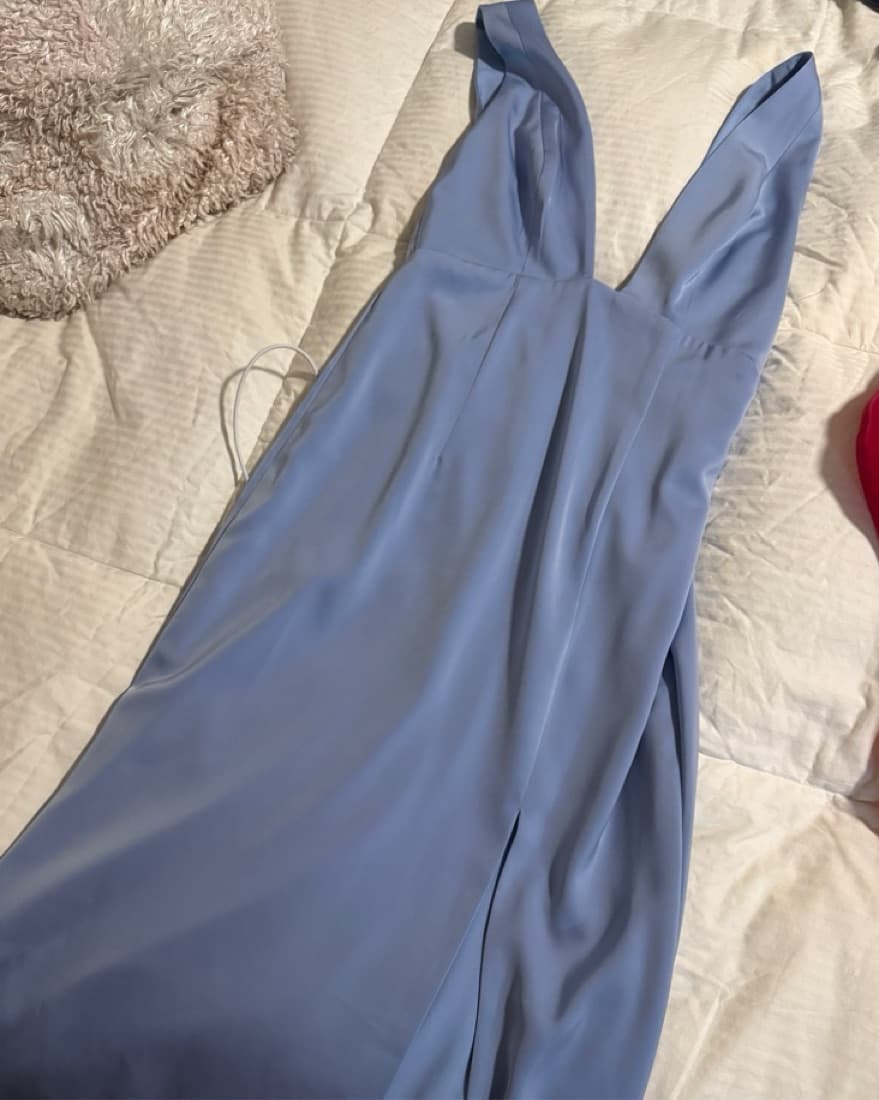 NBD ZEBB BABY BLUE DRESS - Image 2