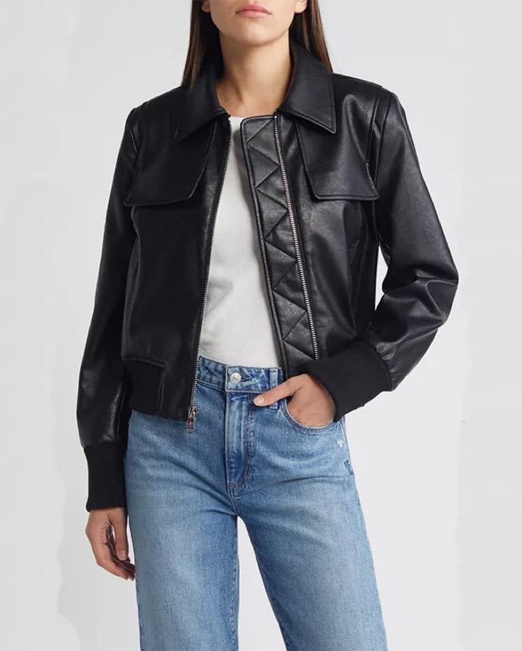 Sam Edelman Faux Leather Jacket - Image 2