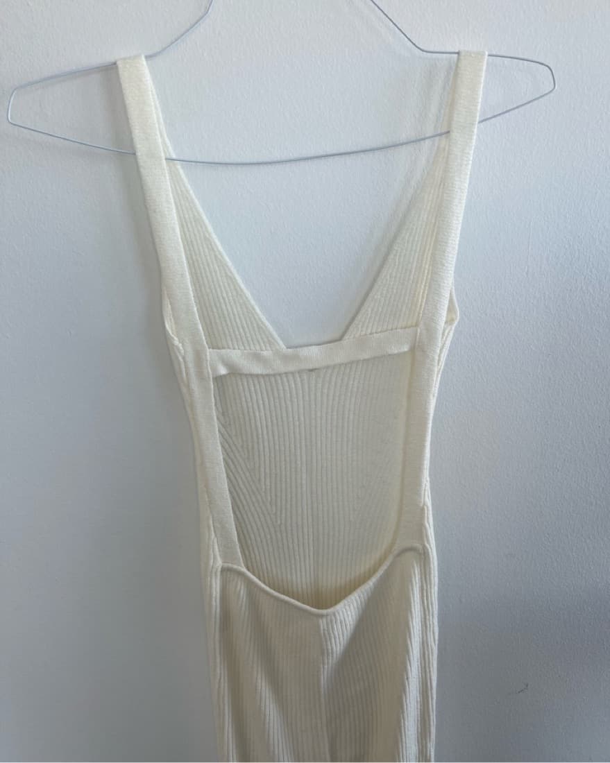 Revolve Open Back White Dress  - Image 2