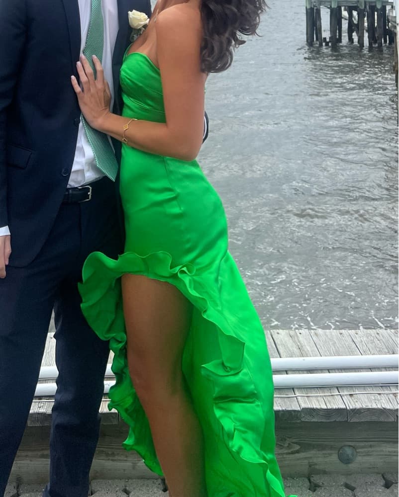 Amanda Uprichard Gown Emerald Green - Image 3