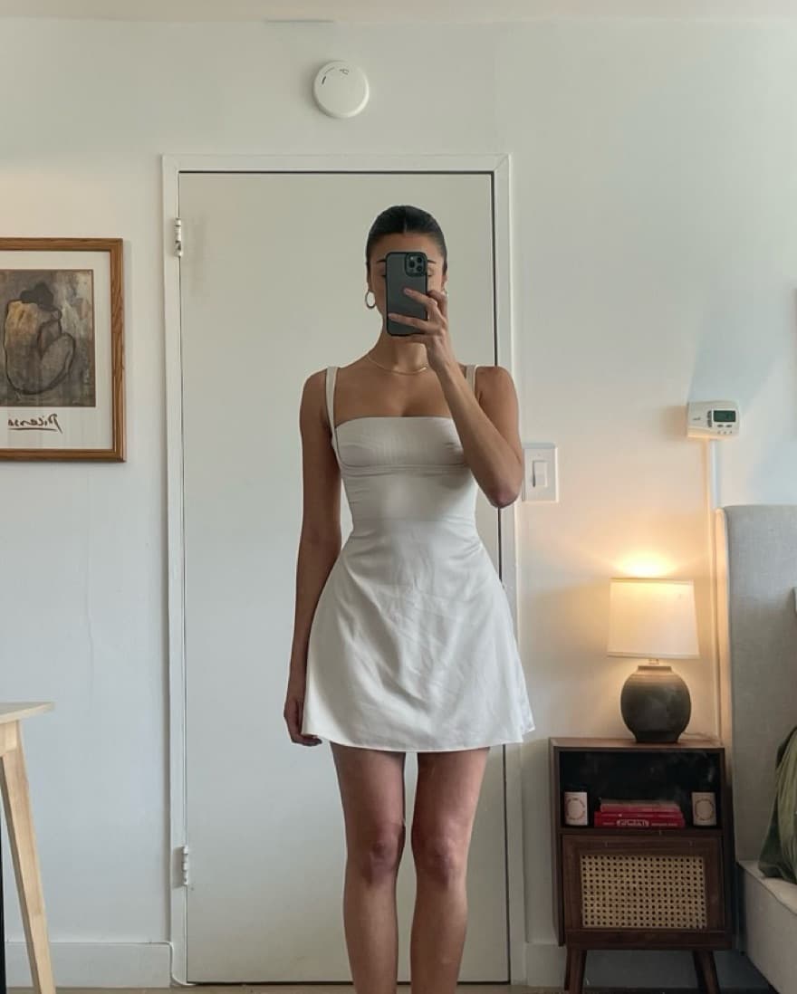 House Of CB Kara Dress In Ivory XS - Image 5