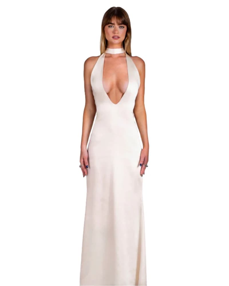 I Am Delilah Margo Maxi Dress Cream - Image 2