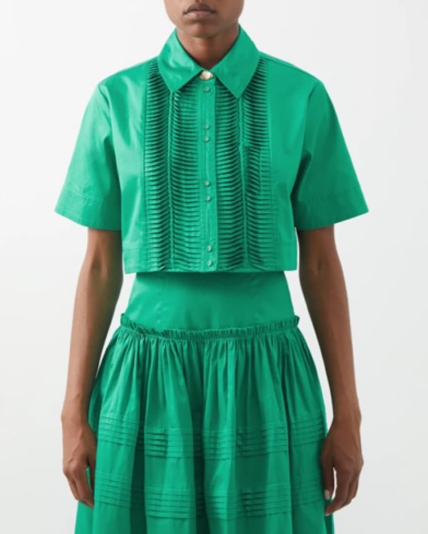 Aje Tidal Pleated Top - Image 3