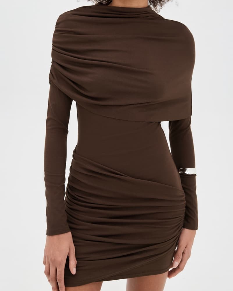 Line & Dot Lior Draped Dress - Image 1