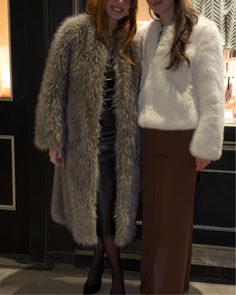 Maje Faux Fur Coat - Image 2
